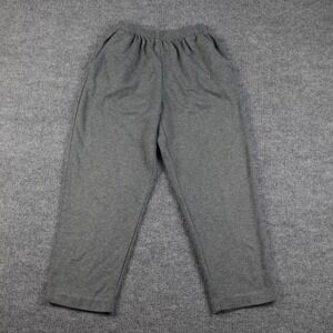 Alfred Dunner Pants Womens Petite 8P Gray‎ Knit Pull On Elastic Waist Pockets